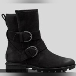 SOREL- WATERPROOF MOTO LEATHER BOOTS